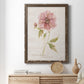 Soft Peony - Premium Canvas Framed in Barnwood - Ready to Hang