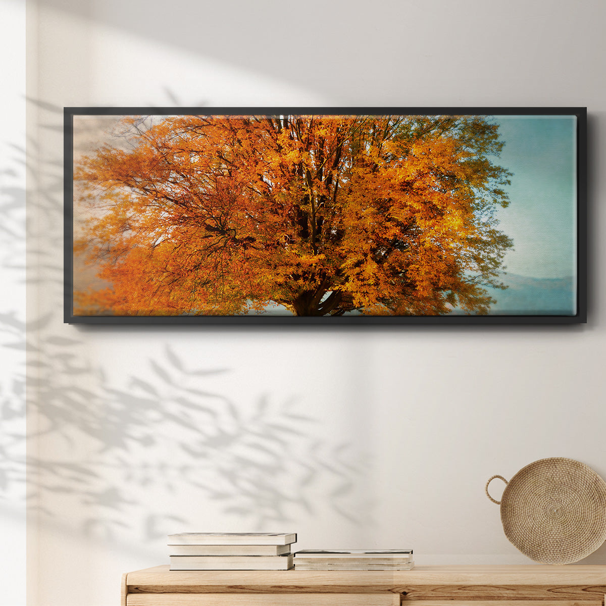 Autumn's Passion - Floater Framed Canvas Print