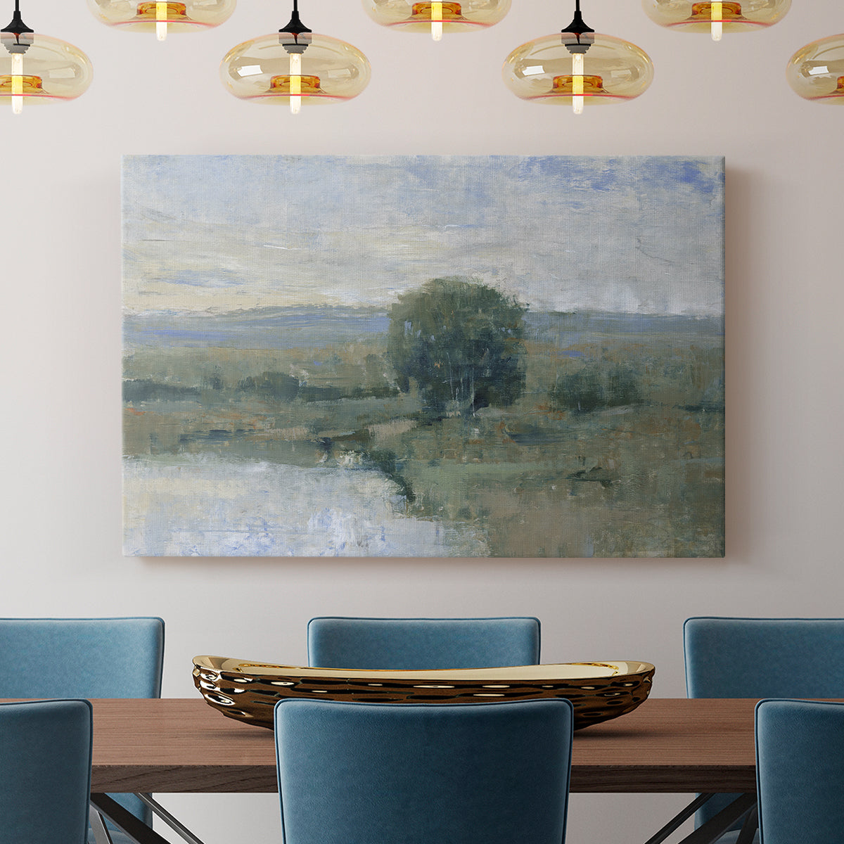 Riverbank Impression II - Canvas Art Print