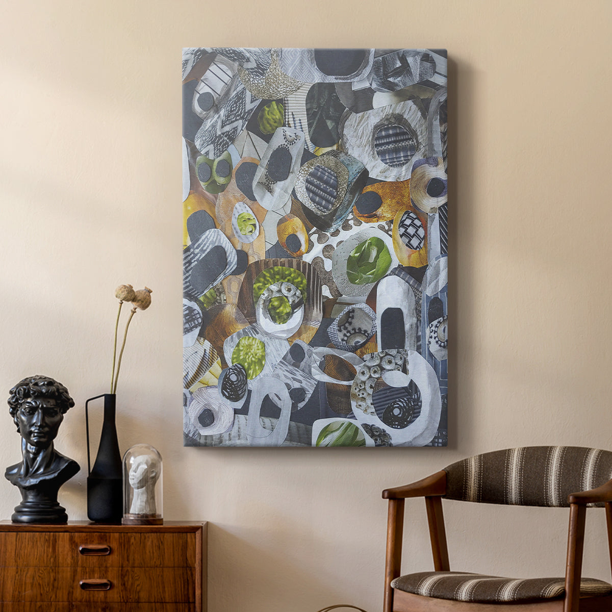 Big Sur Stones and Kelp - Canvas Art Print