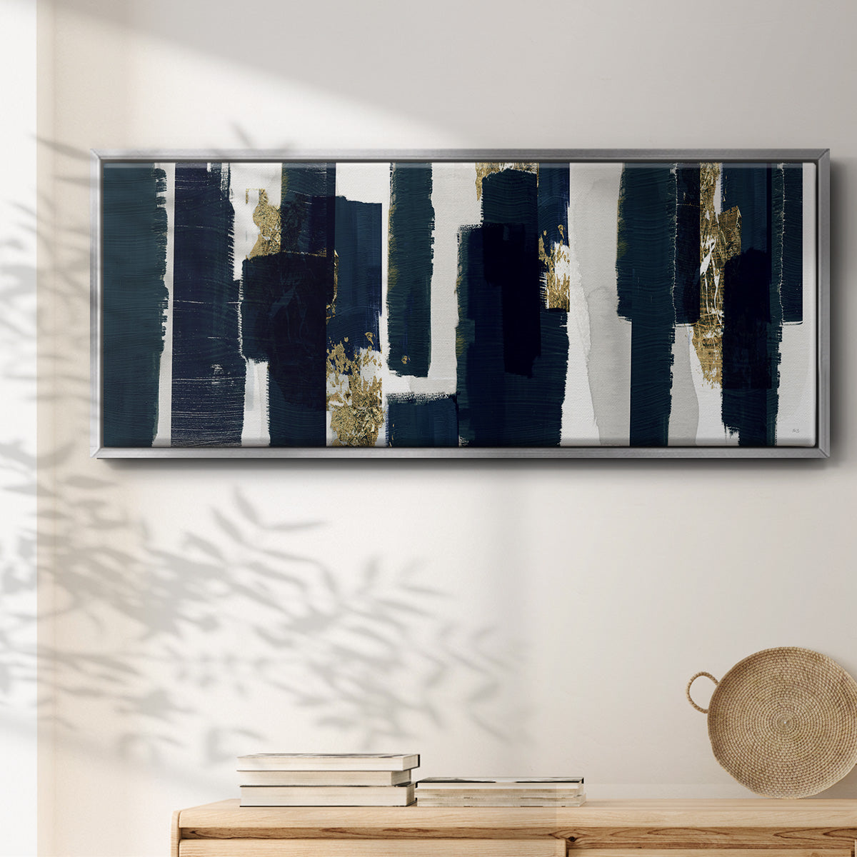 Brooklyn Walk - Floater Framed Canvas Print
