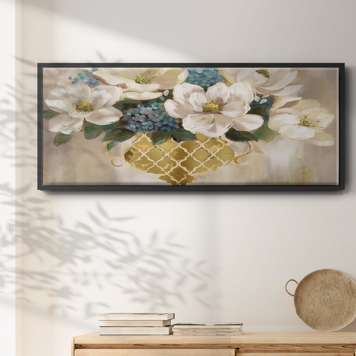 Southern Magnolia - Floater Framed Canvas Print