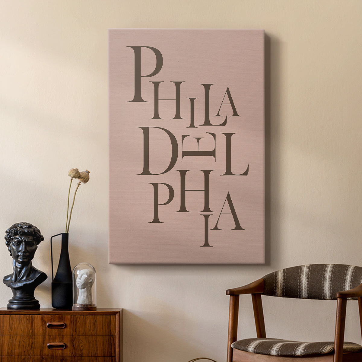 Neutral City Center Type IV - Canvas Art Print
