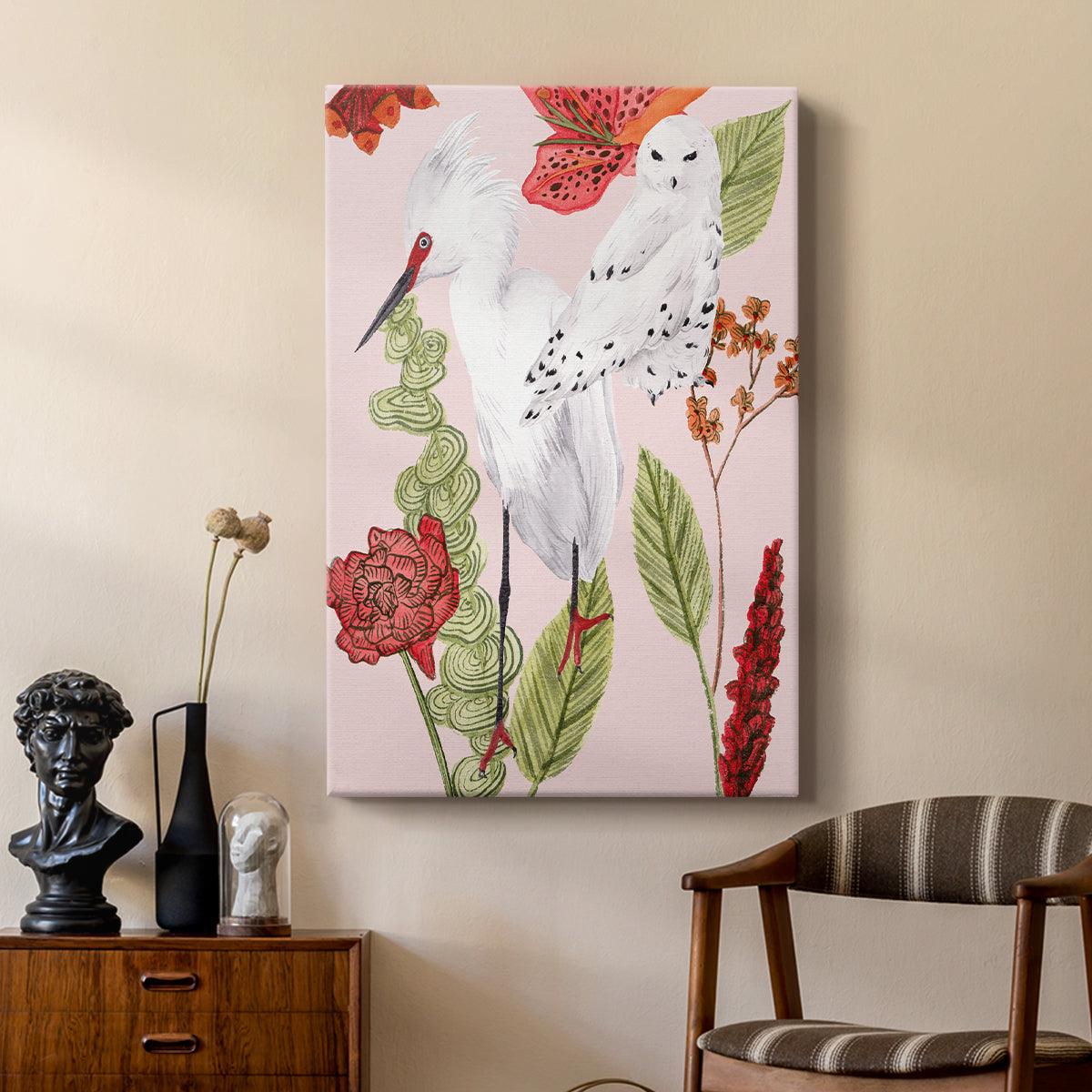 Birds in Motion III - Canvas Art Print