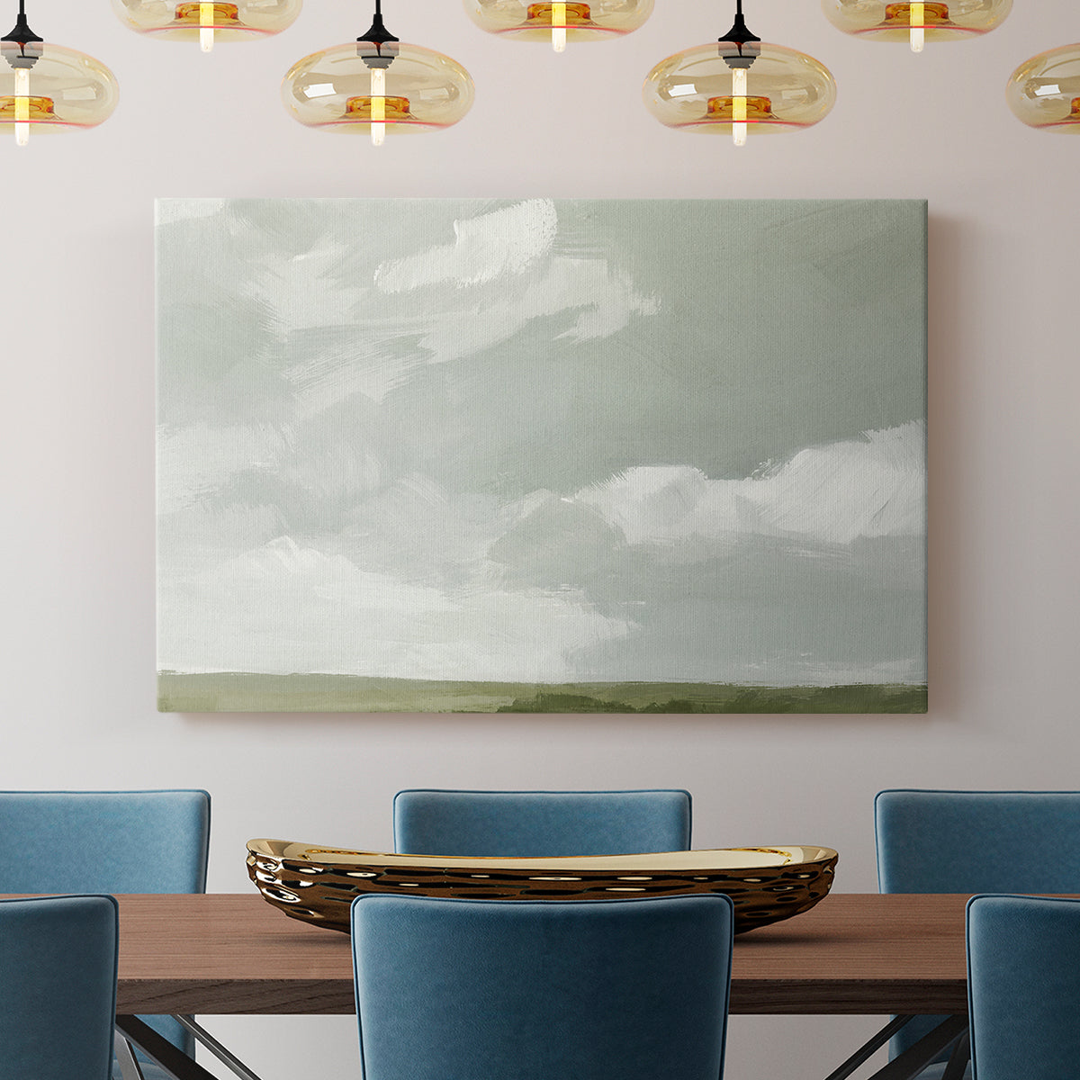 Gray Stone Sky II - Canvas Art Print