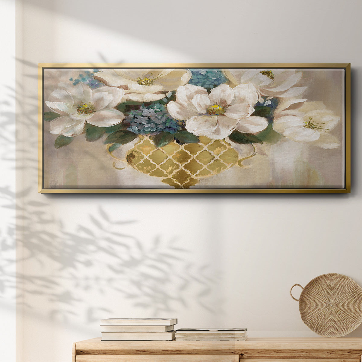 Southern Magnolia - Floater Framed Canvas Print