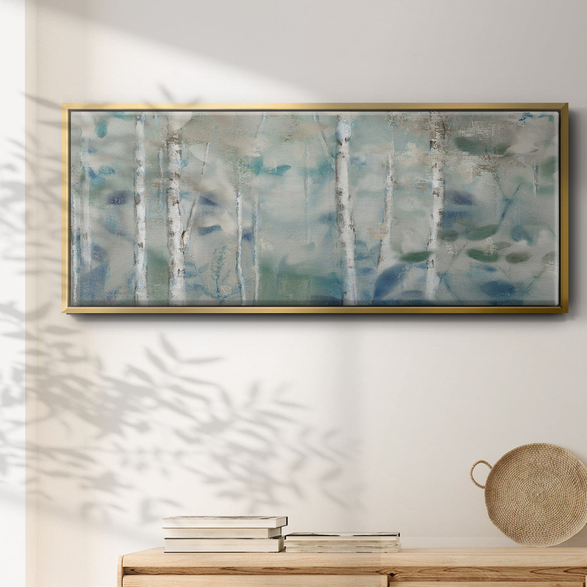 Zen Forest II - Floater Framed Canvas Print