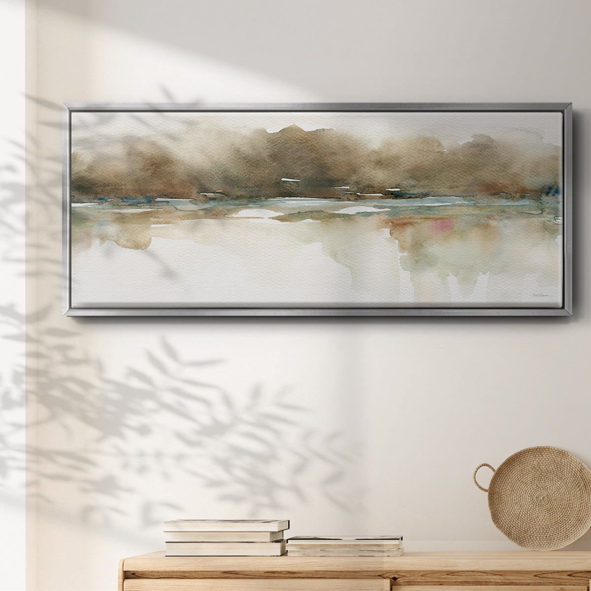 Softer Reflections - Floater Framed Canvas Print