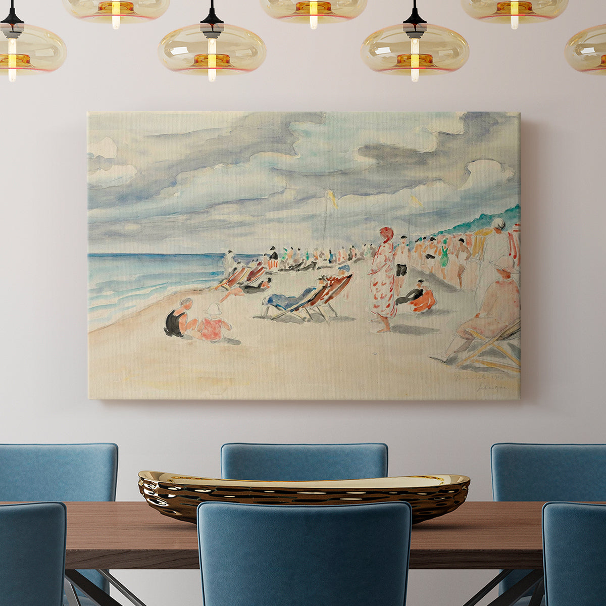 Vintage Beach XLIV - Canvas Art Print