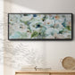 Blooming Softly - Floater Framed Canvas Print