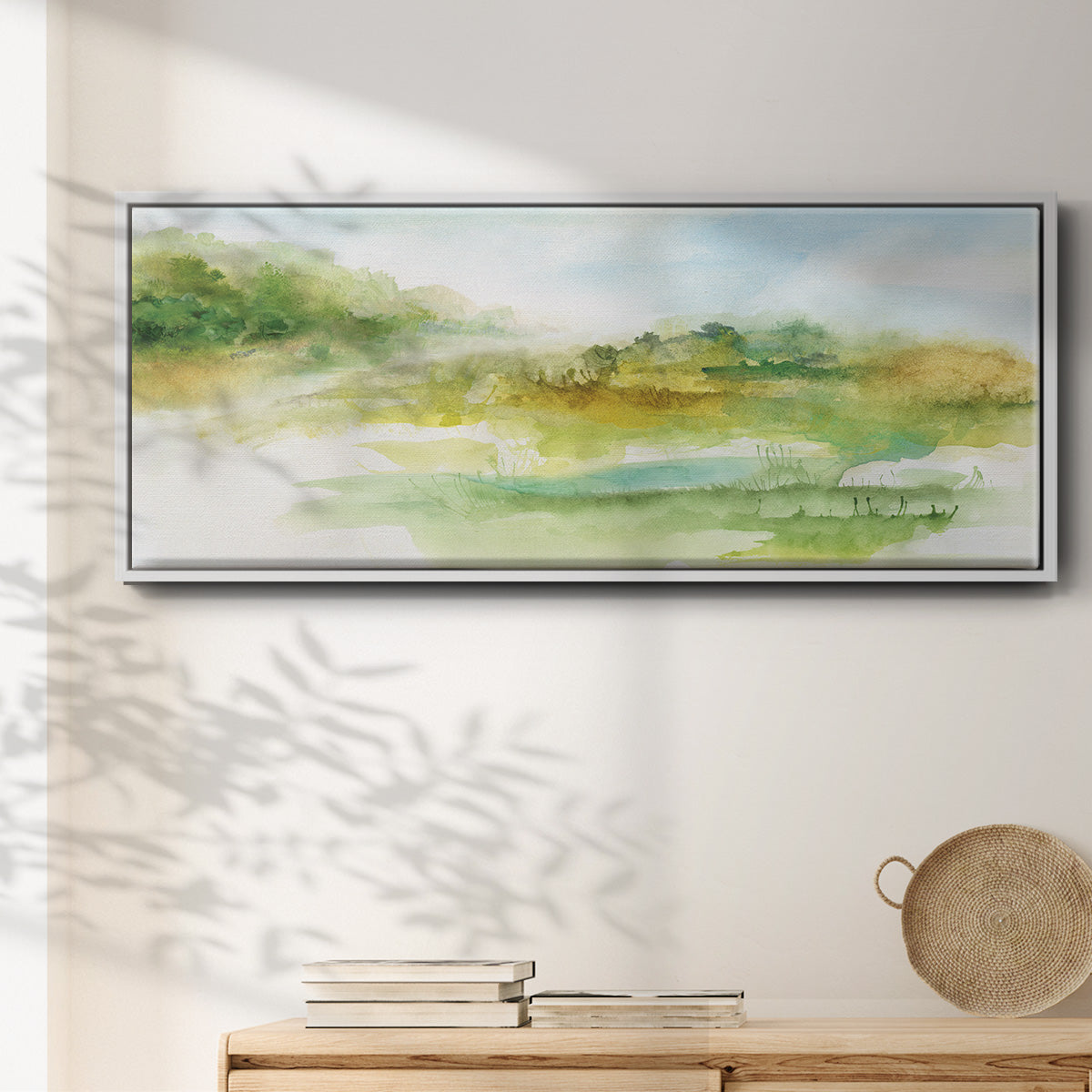 Dreamy Highland - Floater Framed Canvas Print