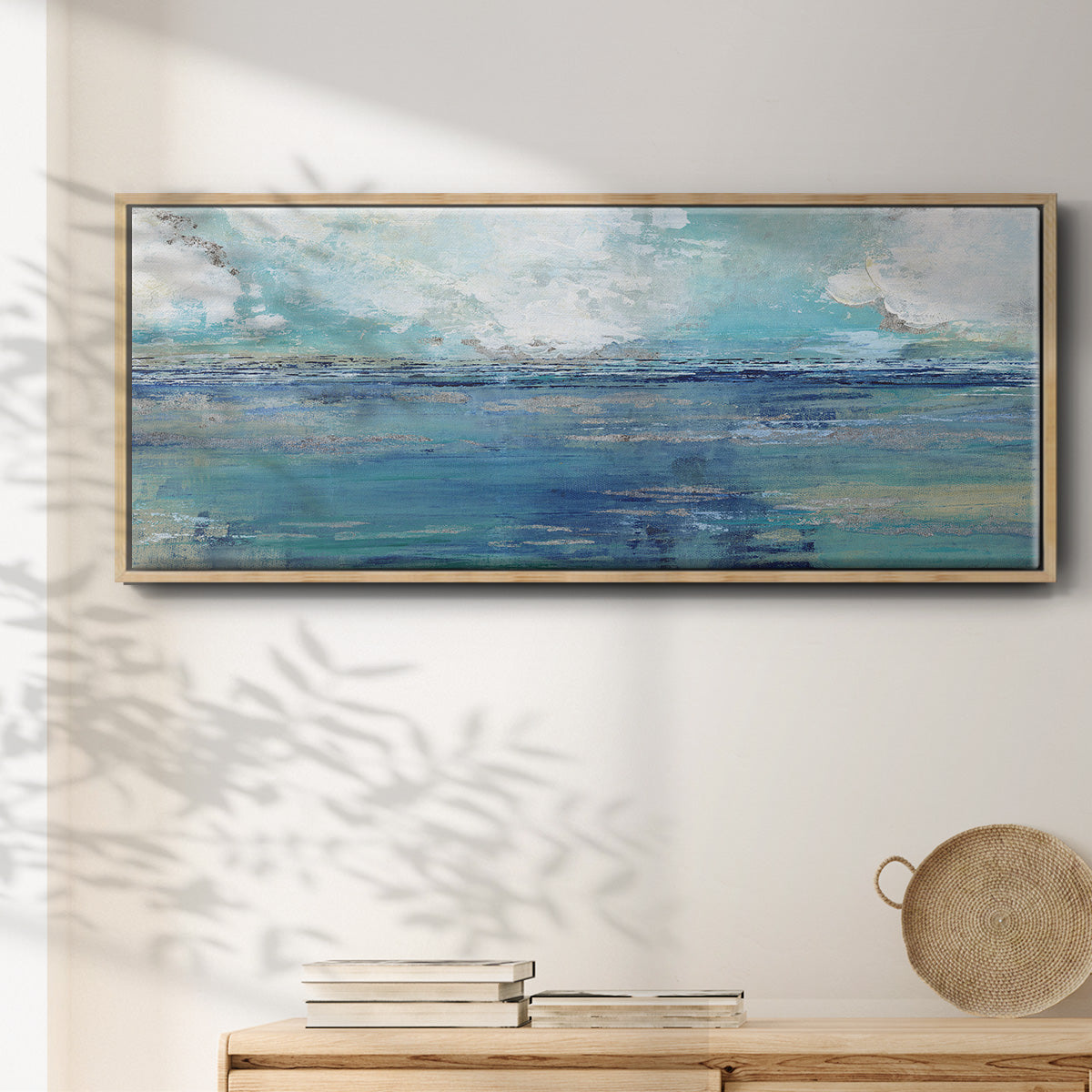 Oceans Away - Floater Framed Canvas Print