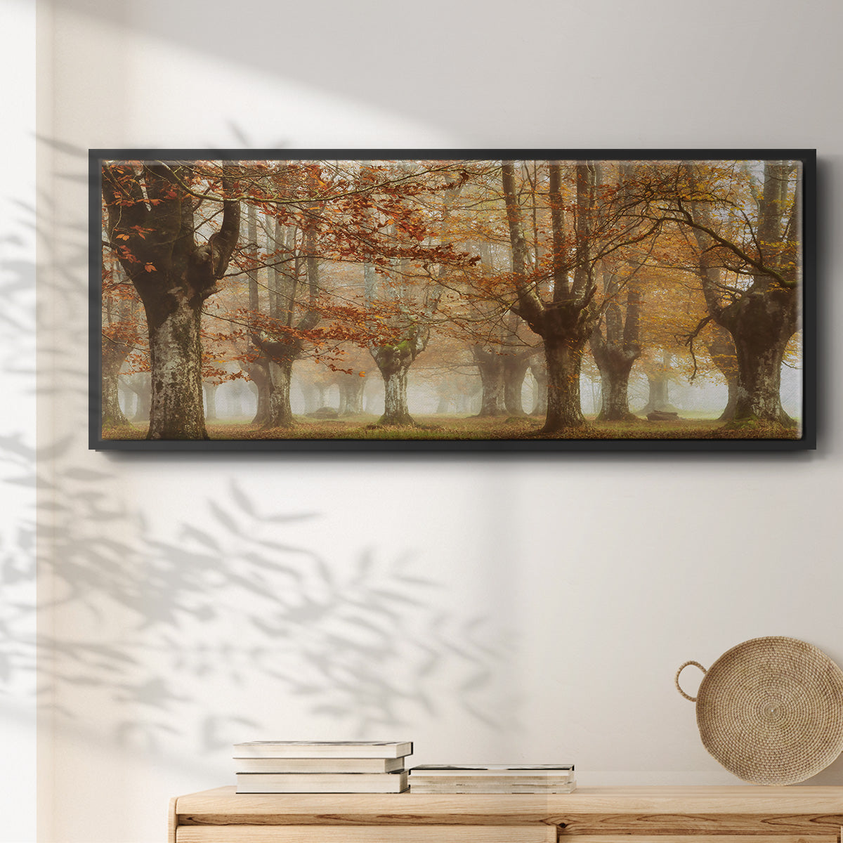 Misty Pan - Floater Framed Canvas Print