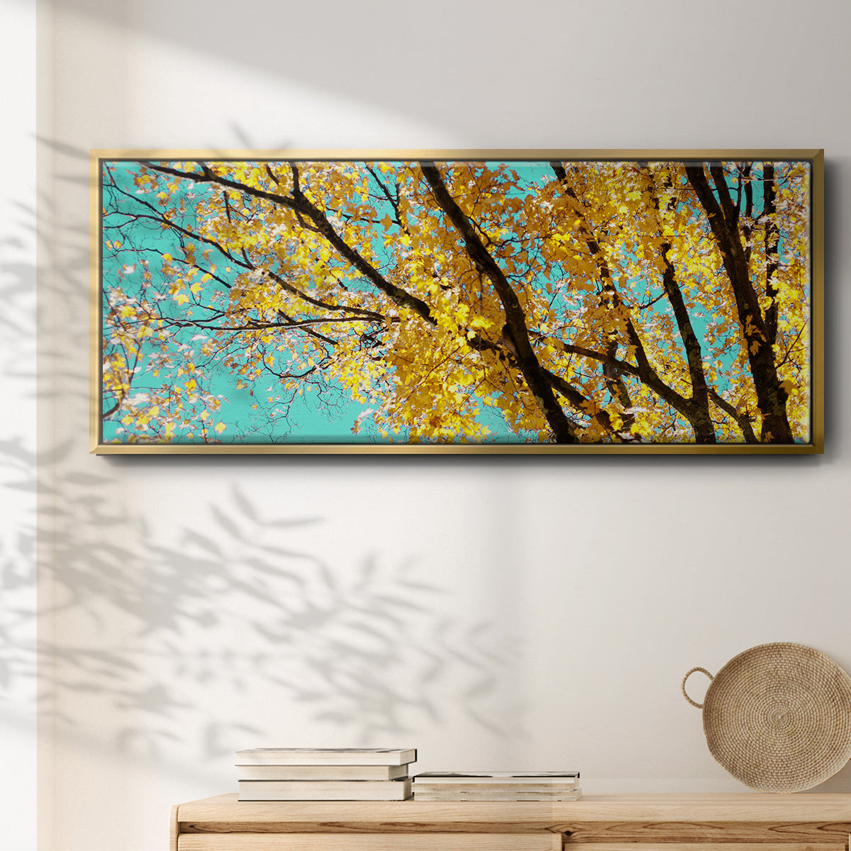 Autumn Tapestry IV - Floater Framed Canvas Print