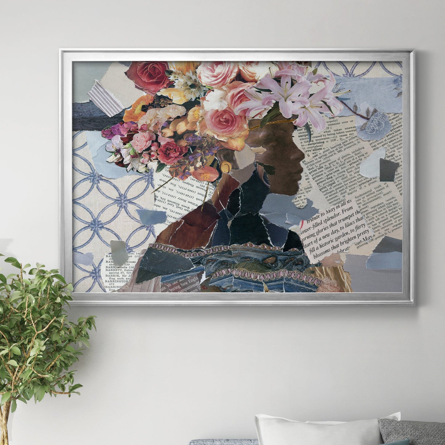 Contemplation I - Modern Framed Canvas Print