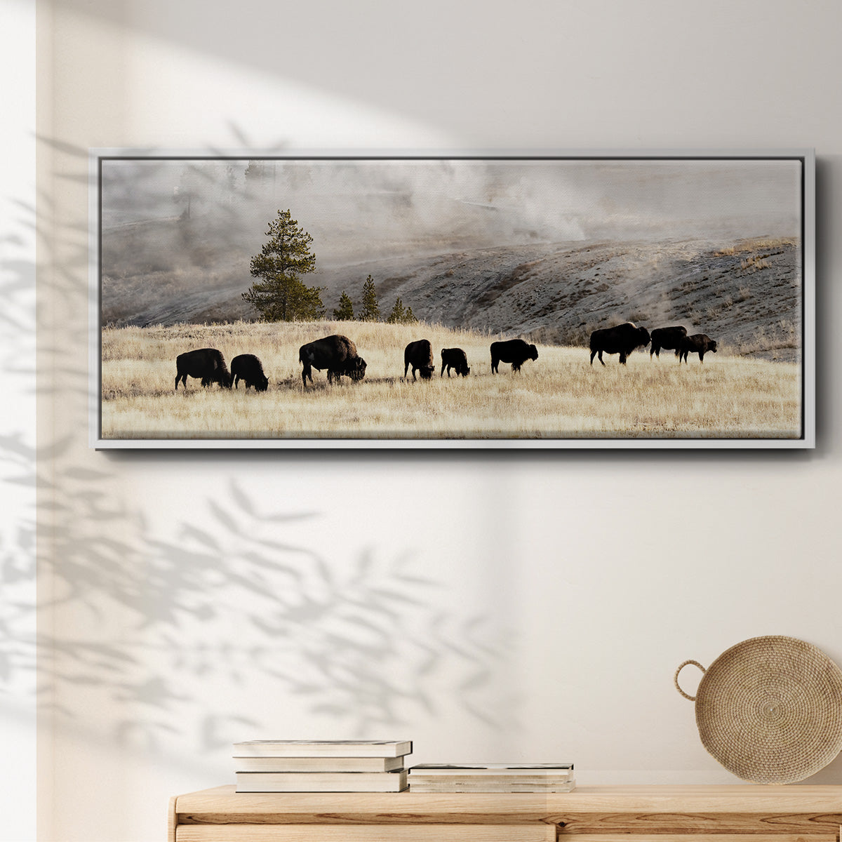 Heading Home - Floater Framed Canvas Print