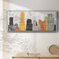 Element City - Floater Framed Canvas Print
