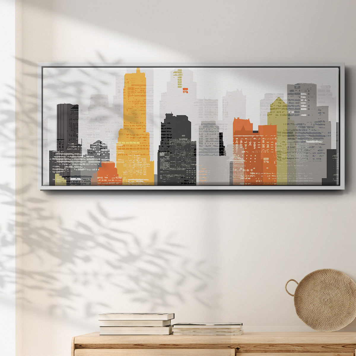 Element City - Floater Framed Canvas Print