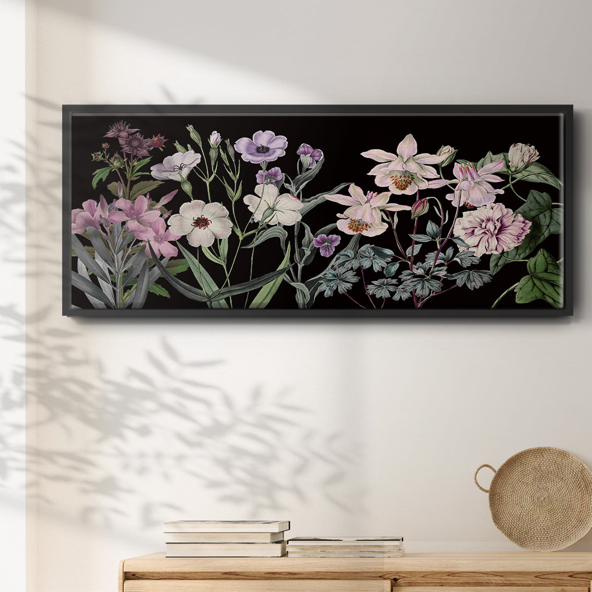 Garden Array - Floater Framed Canvas Print