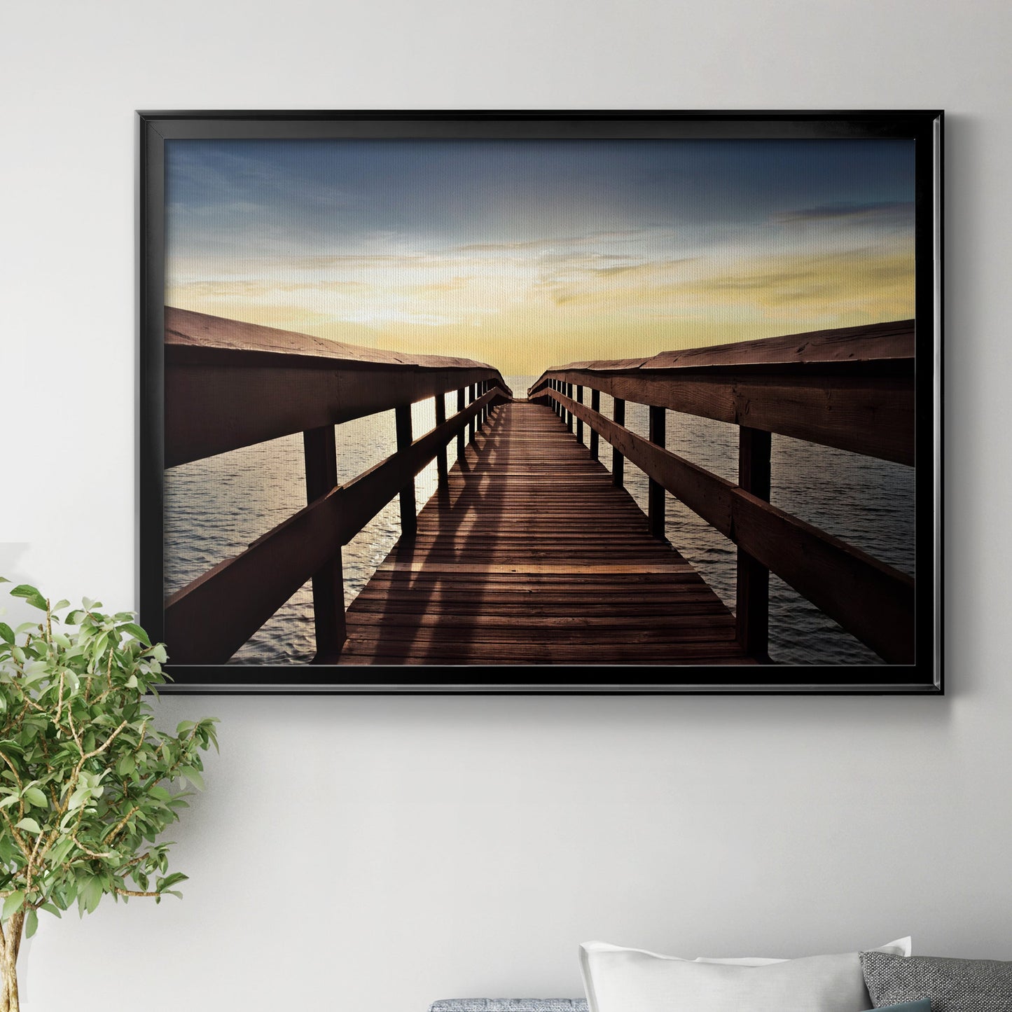 Naples Cove Premium Classic Framed Canvas - Ready to Hang