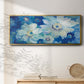 Blue Nocturne I - Floater Framed Canvas Print