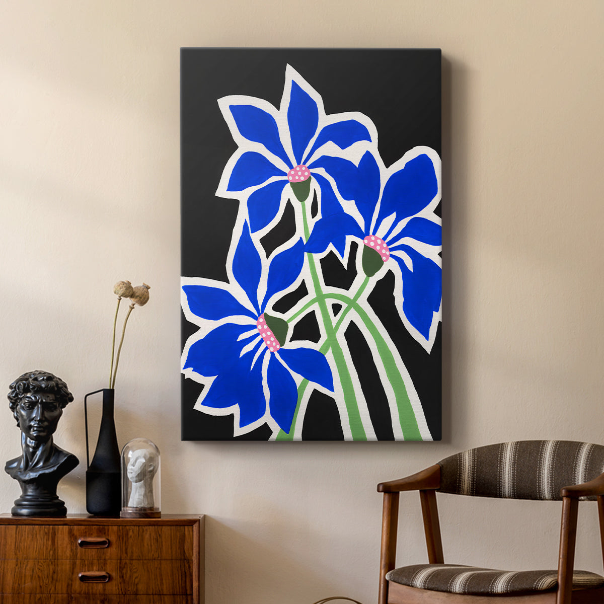 Pop Flowers IV - Canvas Art Print