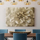 Neutral Wall Flower III - Canvas Art Print