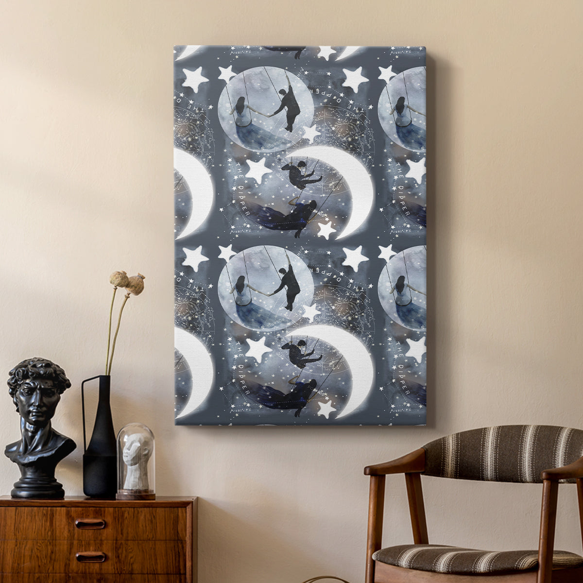 Celestial Love Collection E - Canvas Art Print