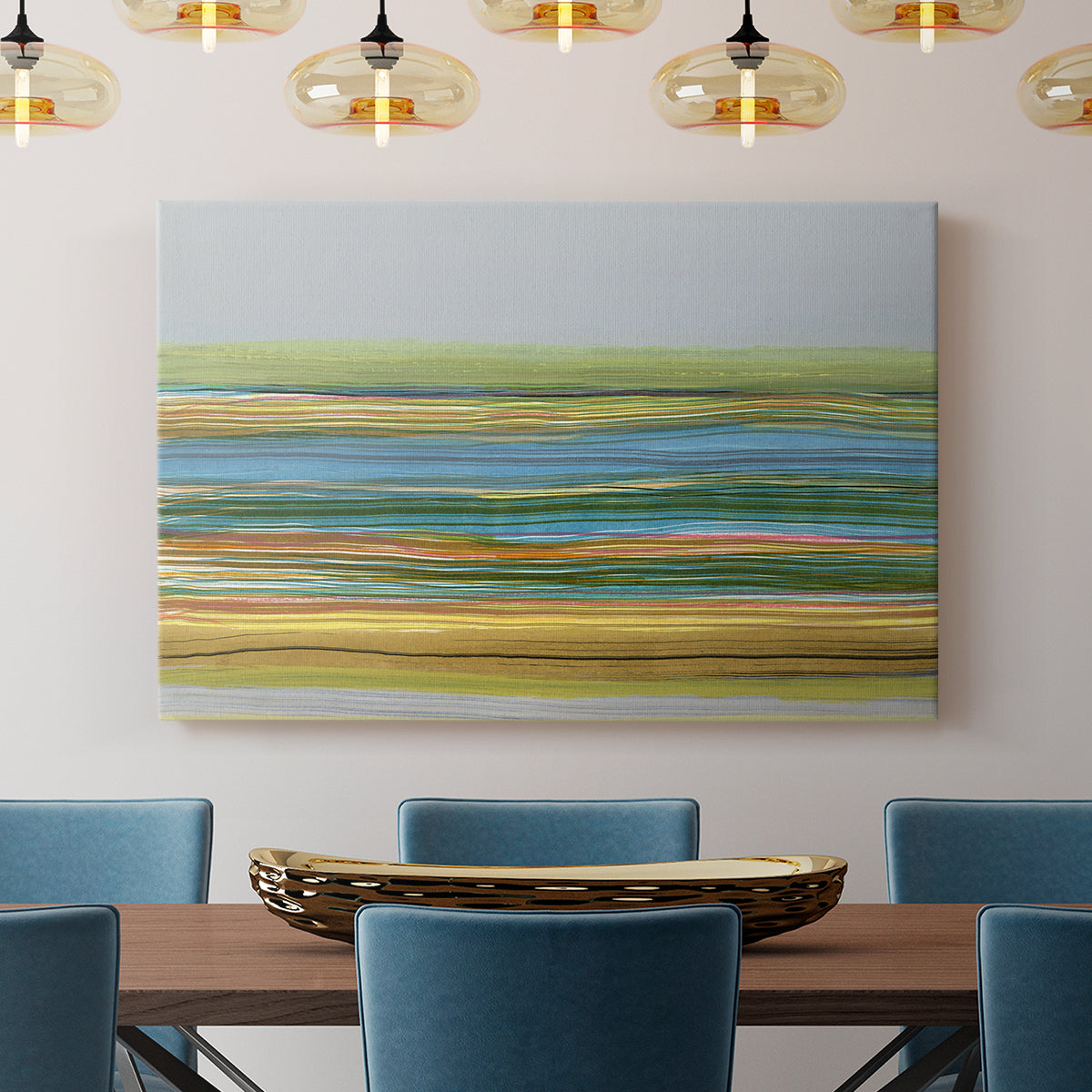 Parallel Striae II - Canvas Art Print