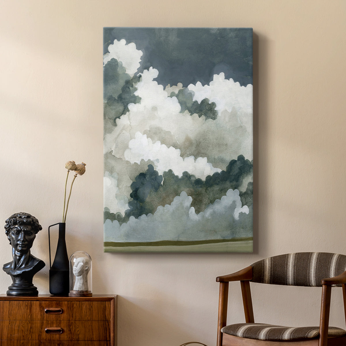 Vast Neutral Sky II - Canvas Art Print