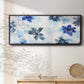 Blue Gossamer Garden V - Floater Framed Canvas Print