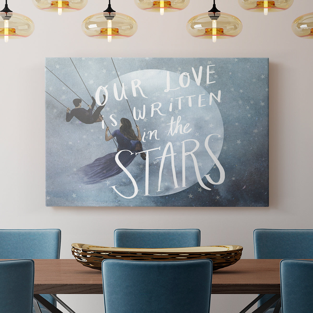 Celestial Love Collection A - Canvas Art Print
