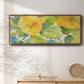 Citrus Hibiscus - Floater Framed Canvas Print