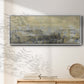 Gold Horizon I - Floater Framed Canvas Print