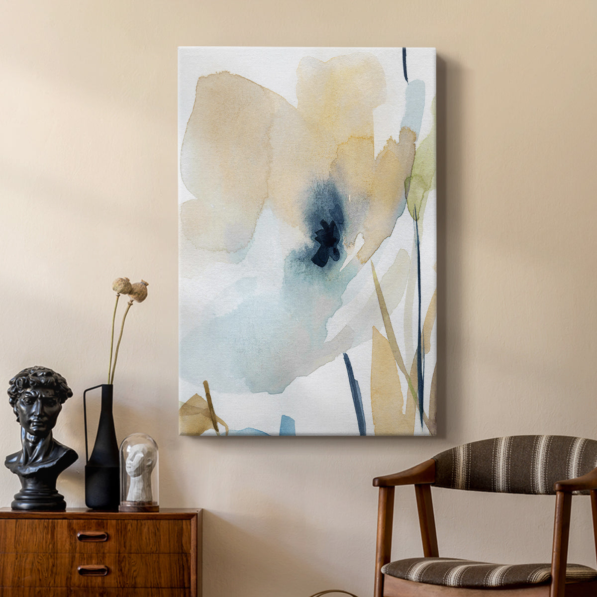 Blooming Wash II - Canvas Art Print