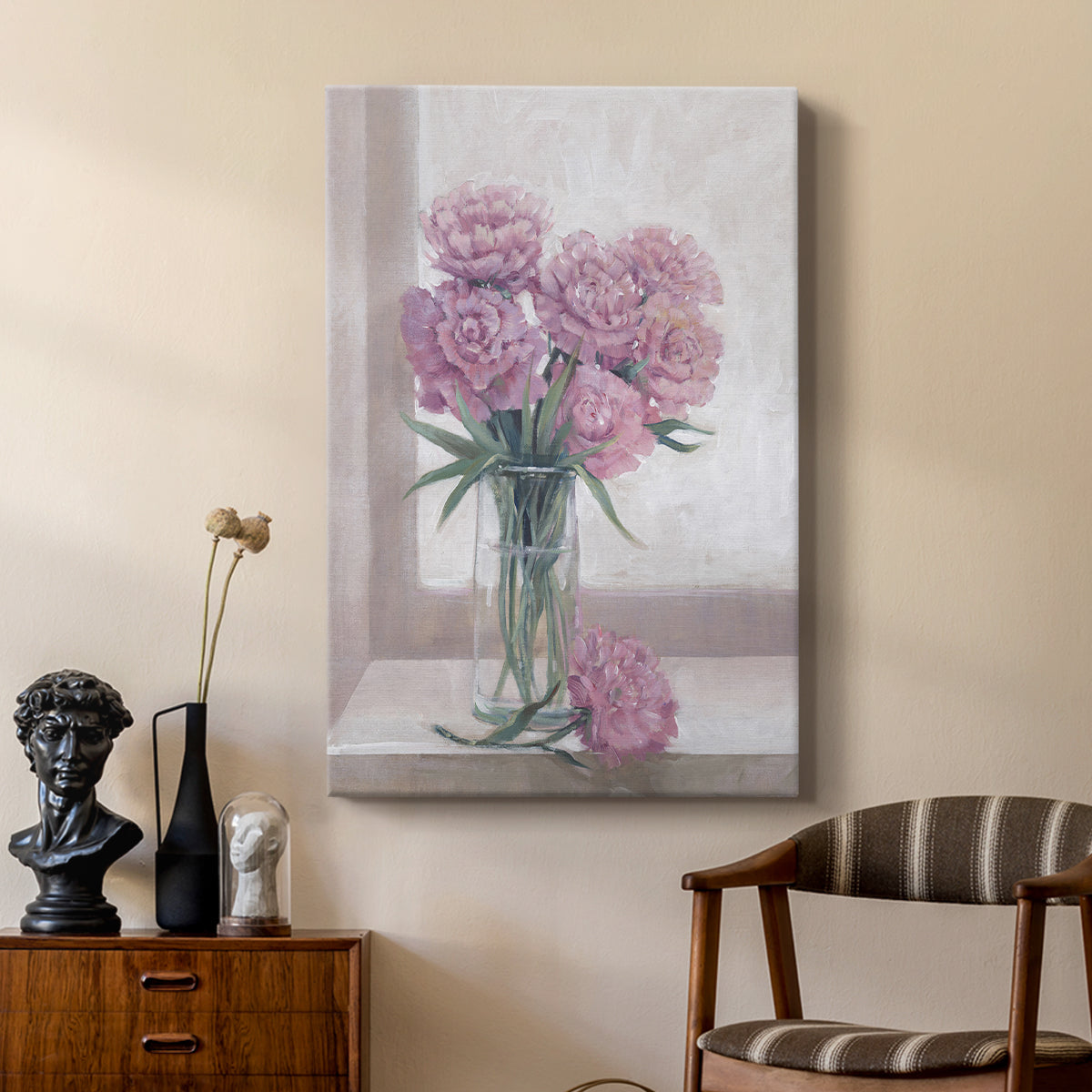 Windowsill Floral II - Canvas Art Print