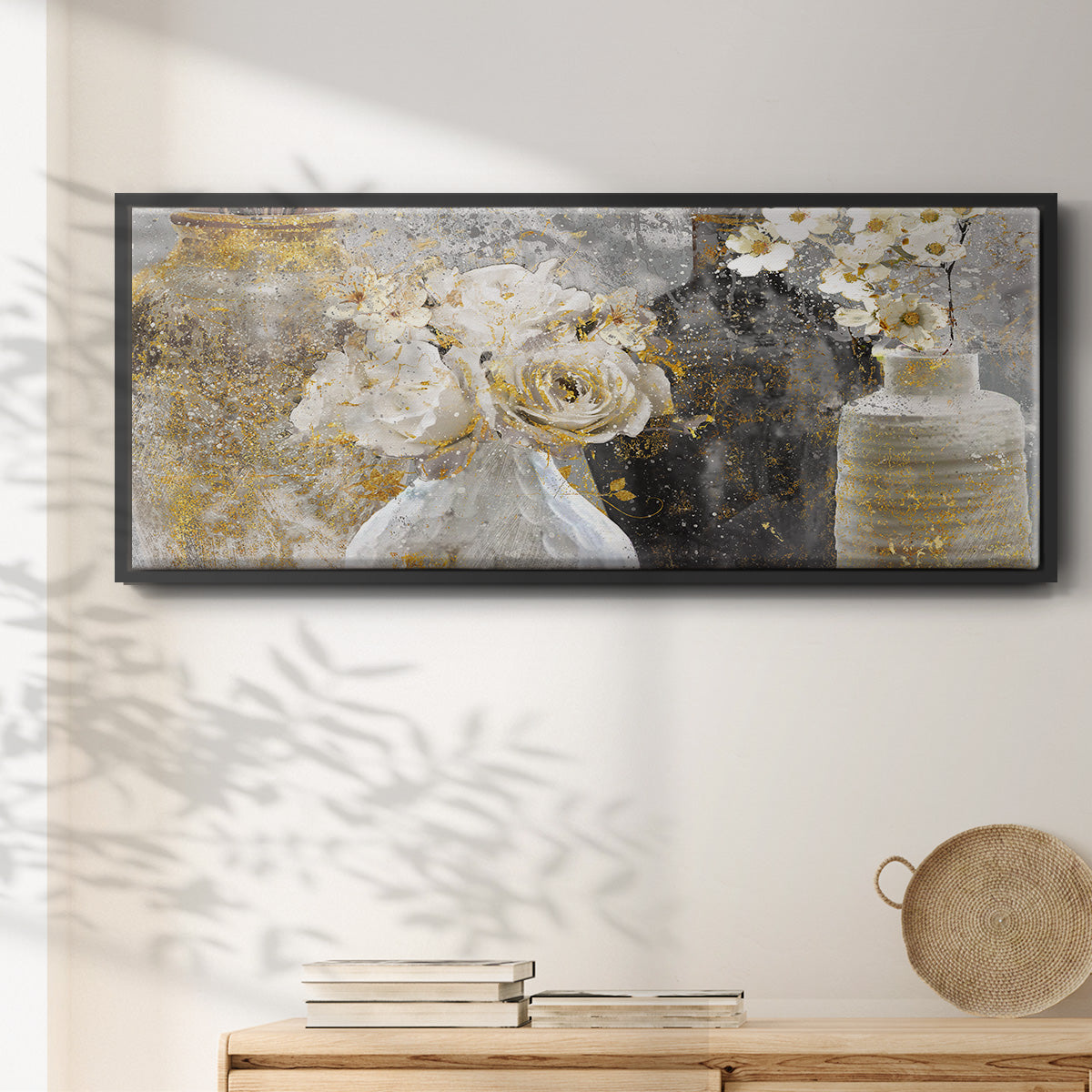 Fleur Couture - Floater Framed Canvas Print