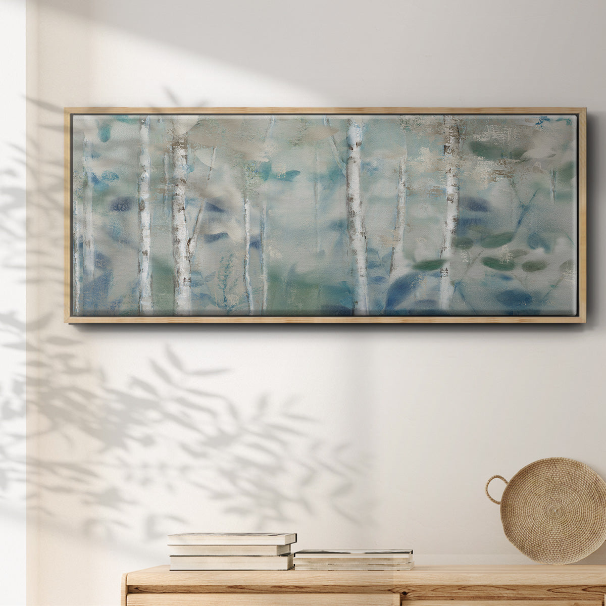 Zen Forest II - Floater Framed Canvas Print
