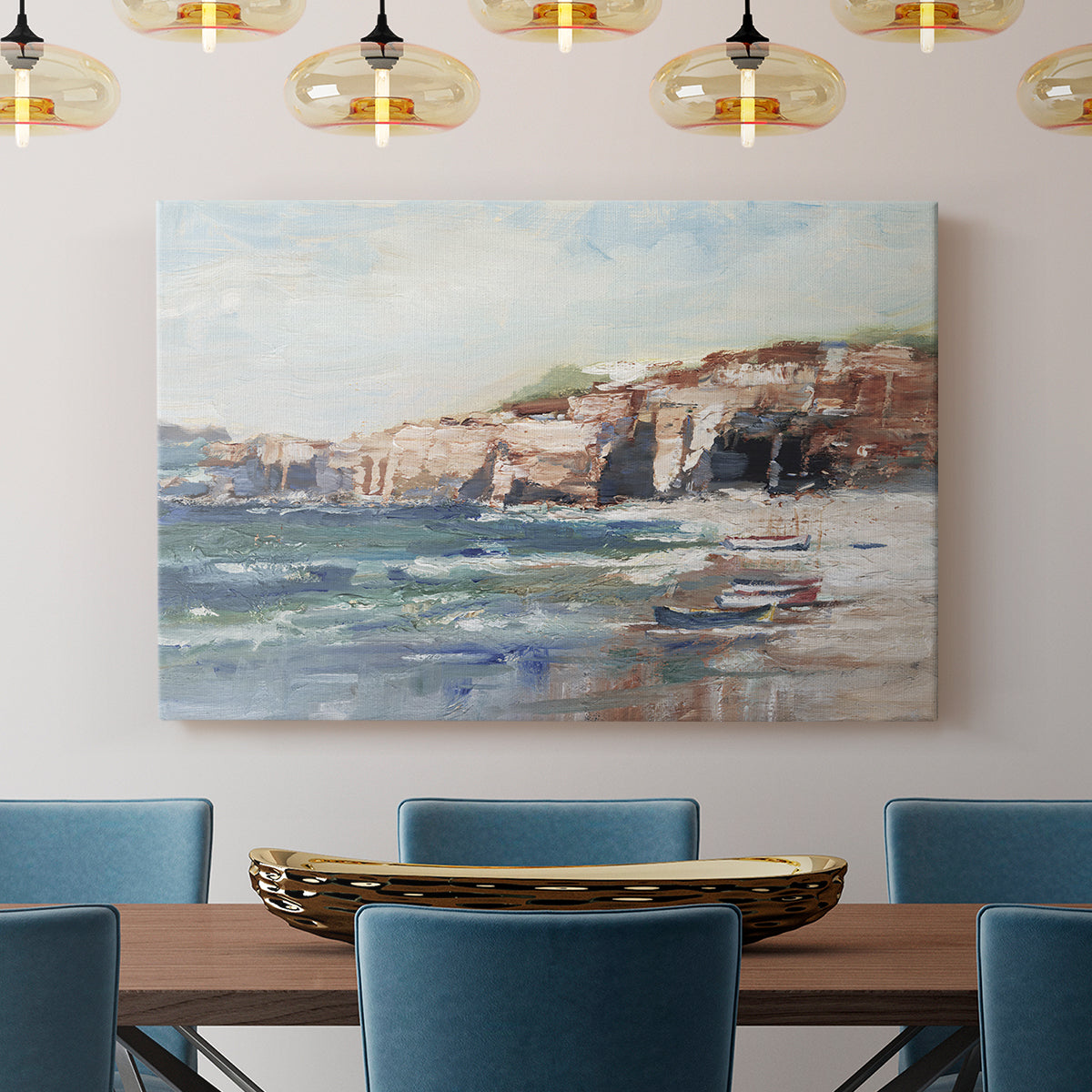 Sea Cliff Study II - Canvas Art Print
