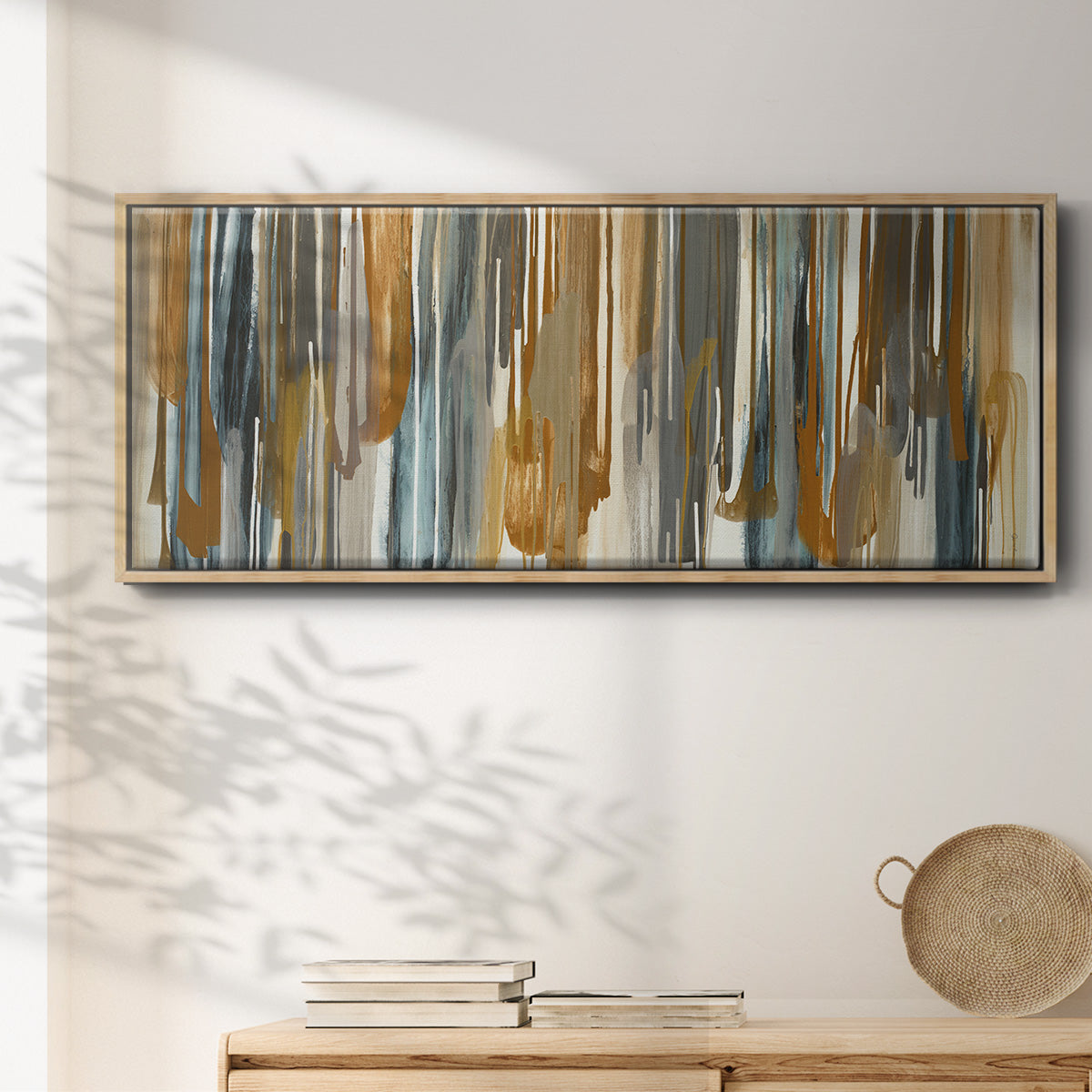 Optical Illusion - Floater Framed Canvas Print