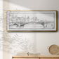 Pont de Notre Dame - Floater Framed Canvas Print