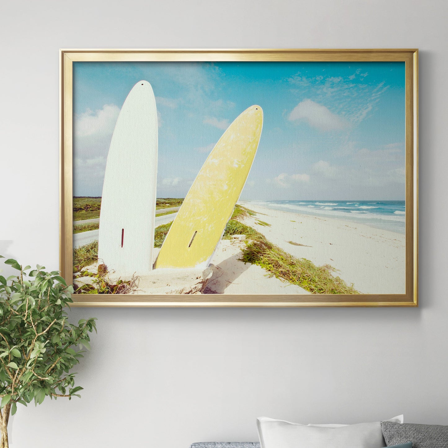 Punta Morena Beach Premium Classic Framed Canvas - Ready to Hang