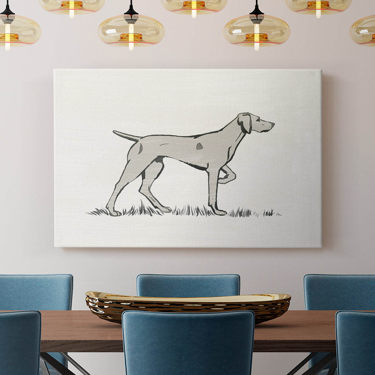 Neutral Pointer I - Canvas Art Print