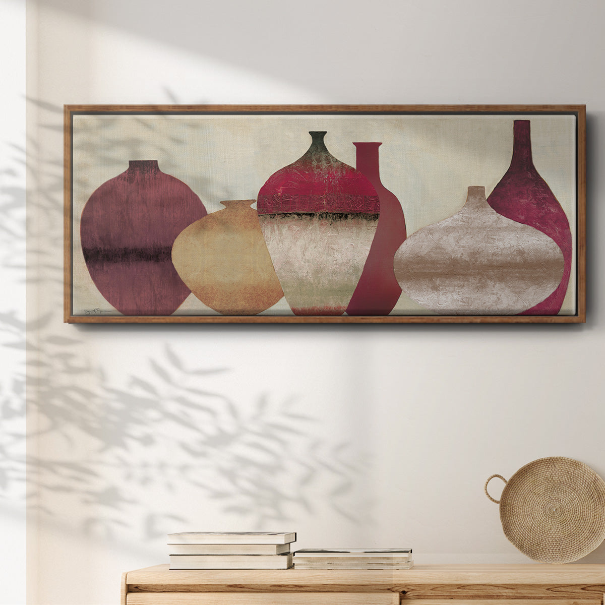 Auburn Vessels - Floater Framed Canvas Print