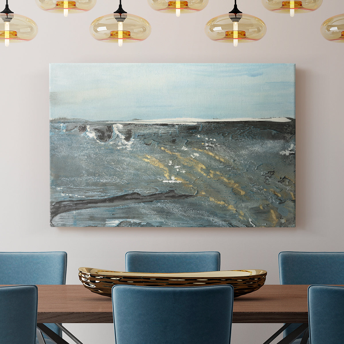Flow of Love in Ocean II - Canvas Art Print