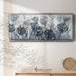 Indigo Field - Floater Framed Canvas Print