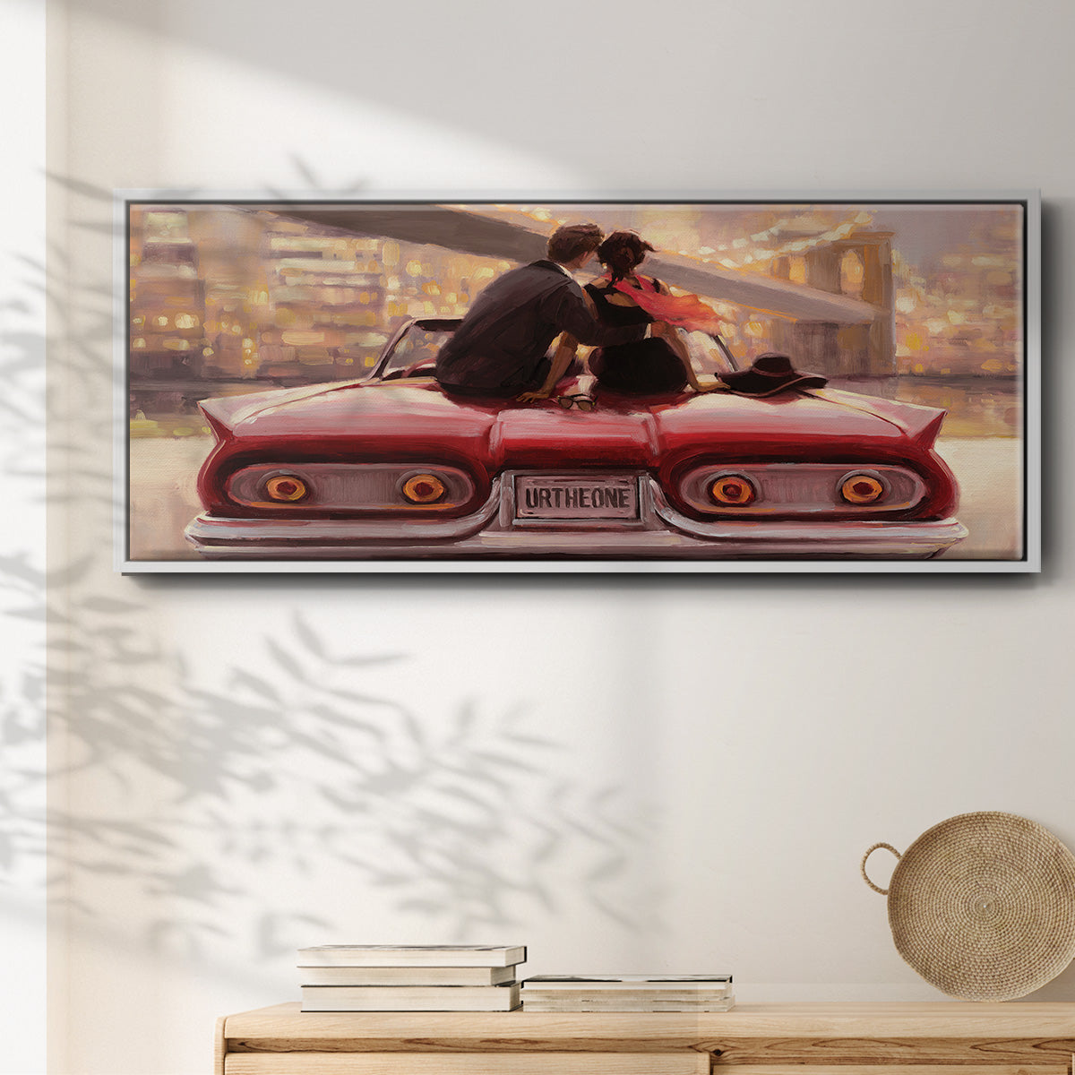 You Are The One - Floater Framed Canvas Print