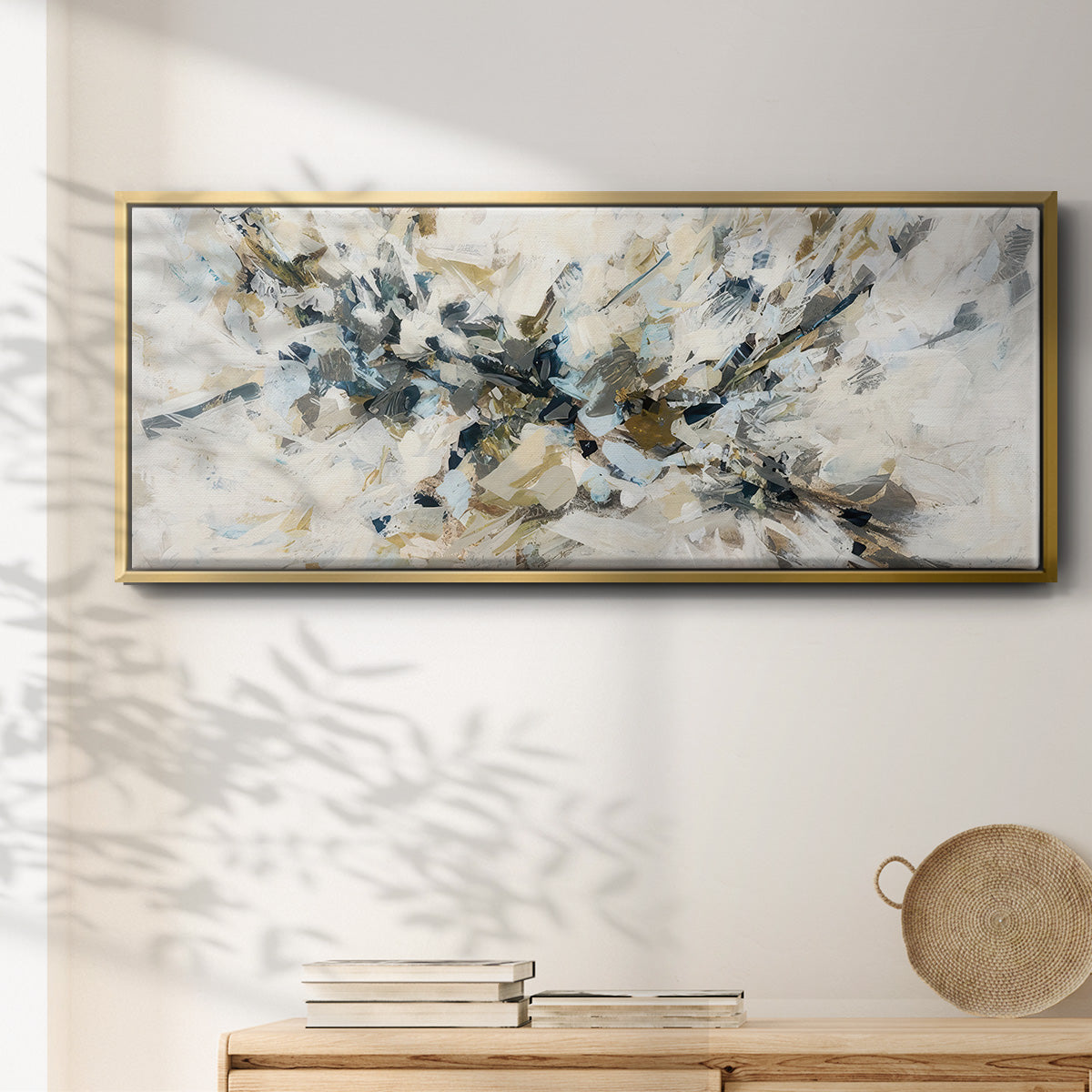 Rising Falcon - Floater Framed Canvas Print