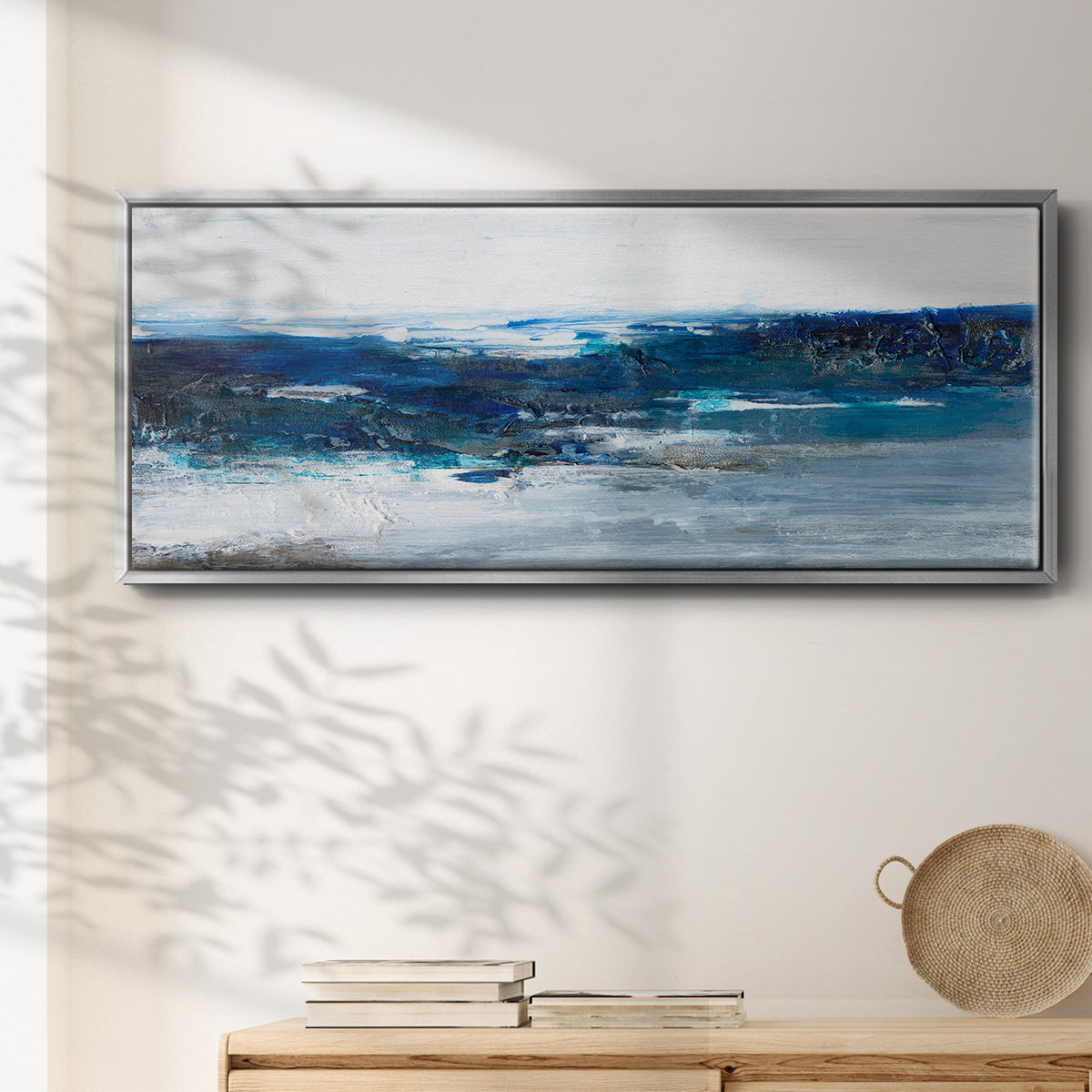 Mysterious Sea II - Floater Framed Canvas Print