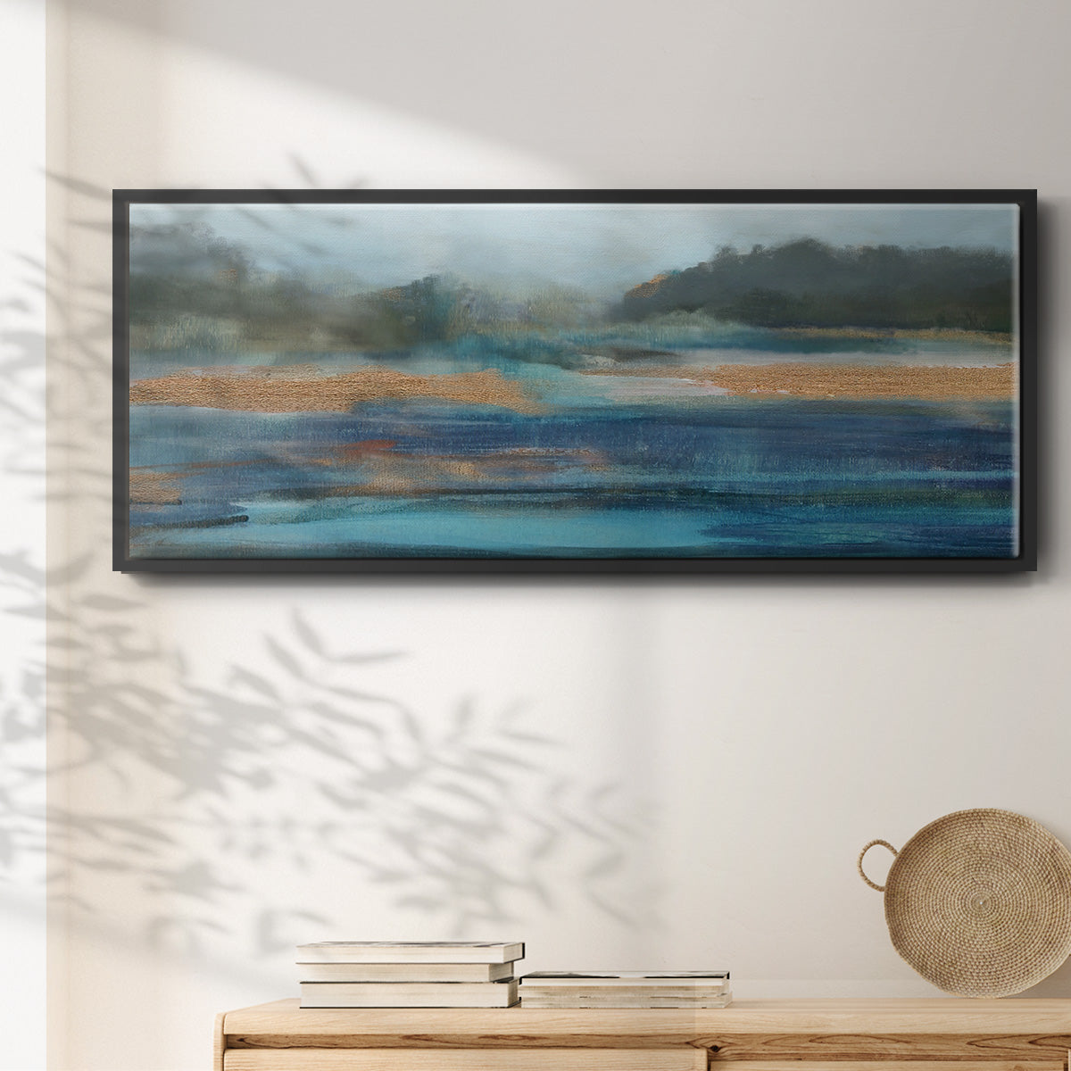 Cold Spring - Floater Framed Canvas Print
